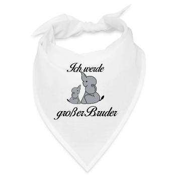 Großer Bruder - Bandana - Weiß - Vorne