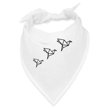 Origami - Bandana - Weiß - Vorne