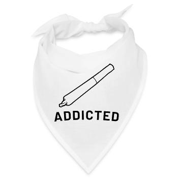 Joint Addicted - Bandana - Weiß - Vorne
