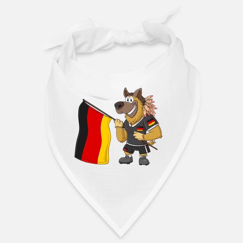 Echter Deutscher Fan Hund Bandana