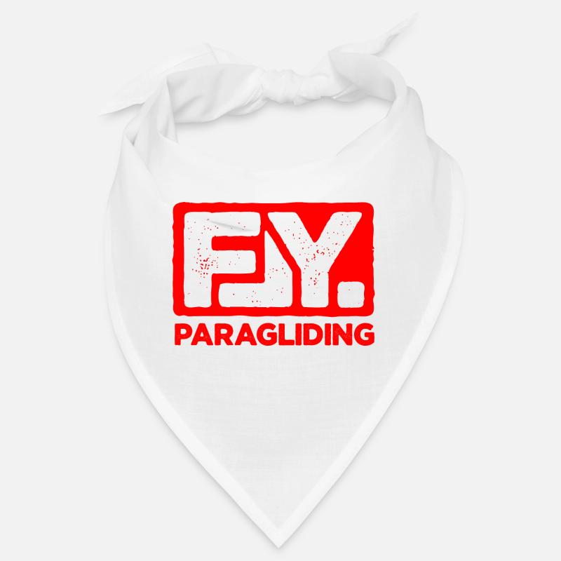 FLY PARAGLIDING - Bandana - Weiß