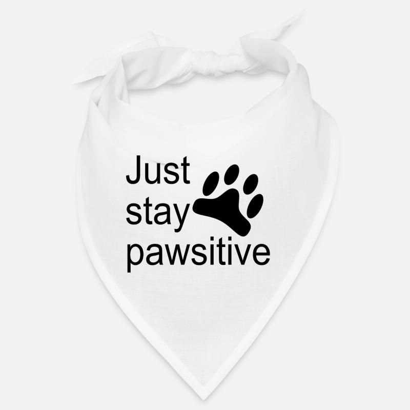 Restez juste pawsitive Bandana