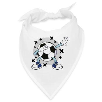 Fußball Dabben Fußballteam Dabbing Fußballspieler - Bandana - Weiß - Vorne