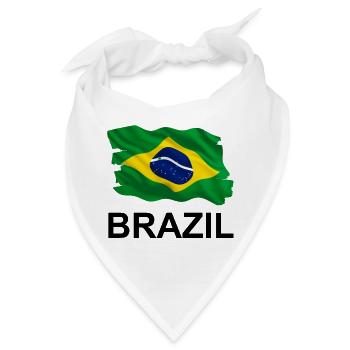 Brasilien - Bandana - Weiß - Vorne