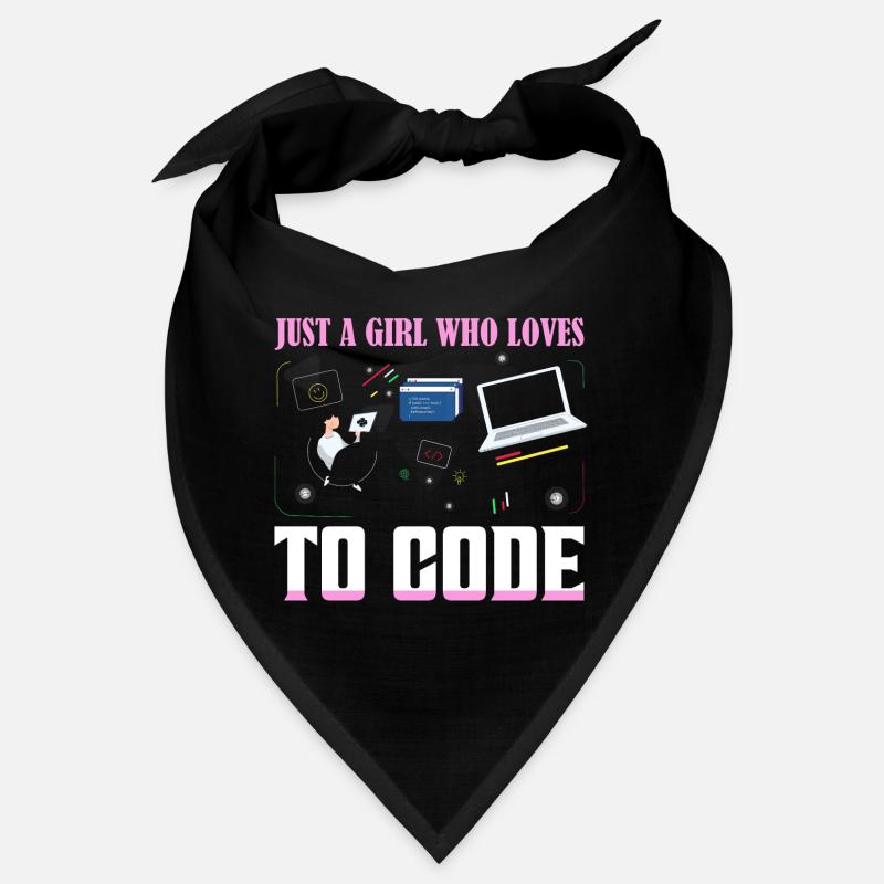 Juste une fille qui aime coder un logiciel de codage Bandana