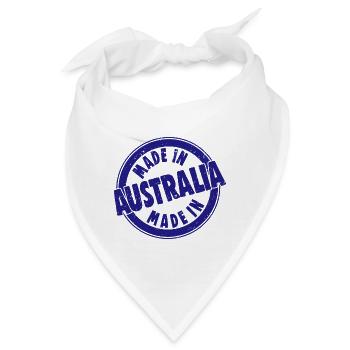 Made in Australia retro Style - Bandana - Weiß - Vorne