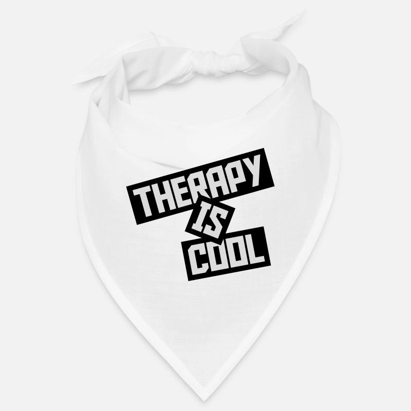 therapy is cool Zitat Bandana