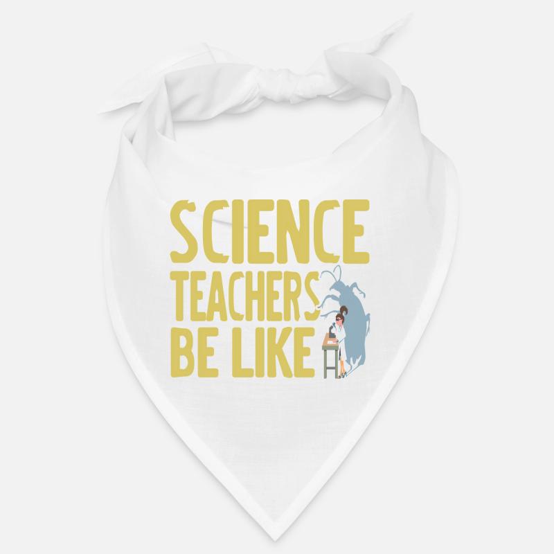 Professeur de sciences Soyez comme un professeur rétro drôle Bandana