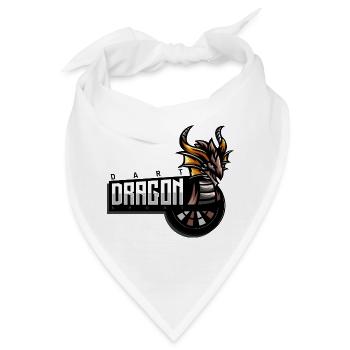 Dart Dragon Emblem - Bandana - Weiß - Vorne