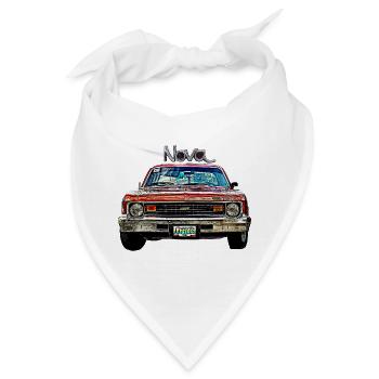 Oldtimer USA nova - Bandana - Weiß - Vorne