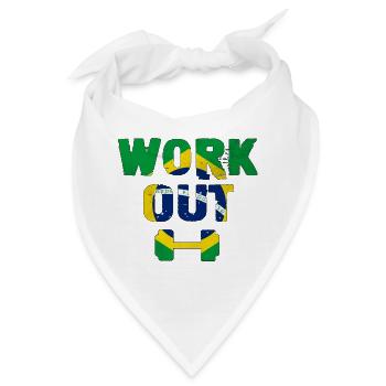 Workout Brasilien - Bandana - Weiß - Vorne