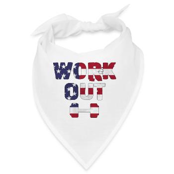 Workout USA - Bandana - Weiß - Vorne