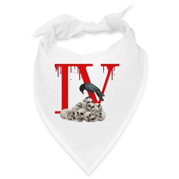 Kunst - Bandana - Weiß - Vorne