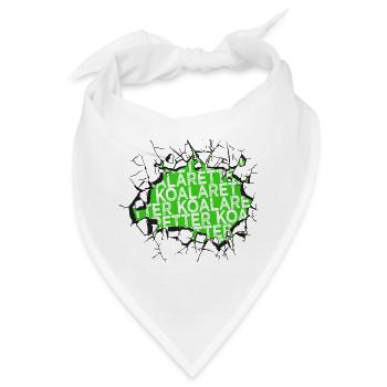geek hund bday baby geburtstagsgeschenk büro - Bandana - Weiß - Vorne