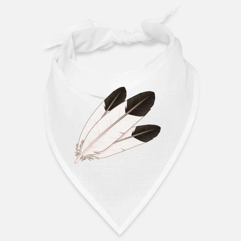 Plume d'aigle - Bandana - blanc
