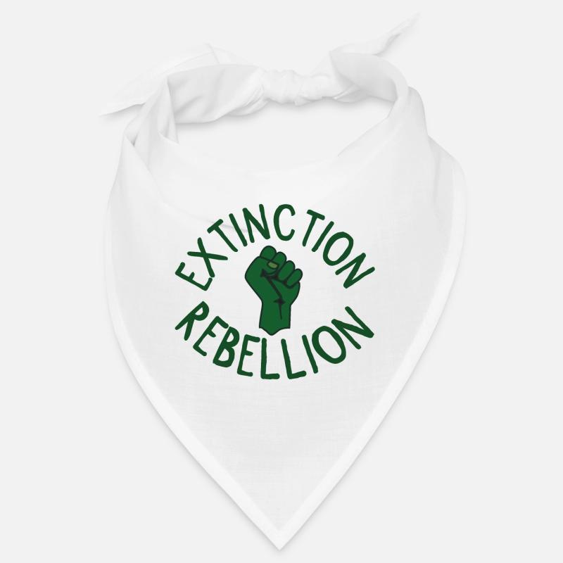Extinction Rebellion Faust green Bandana