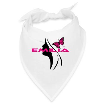 Emilia - Bandana - Weiß - Vorne