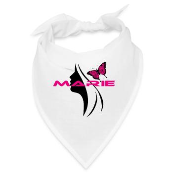 Marie - Bandana - Weiß - Vorne
