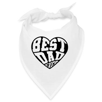 Bester Vater aller Zeiten! - Bandana - Weiß - Vorne