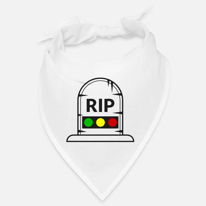 Traffic light Rest in Peace RIP Bandana