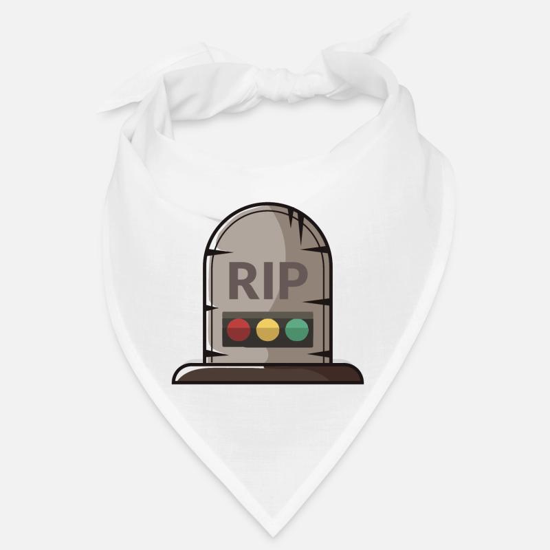 Traffic light Rest in Peace RIP Bandana