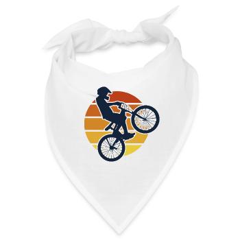 Fahrrad - Bandana - Weiß - Vorne