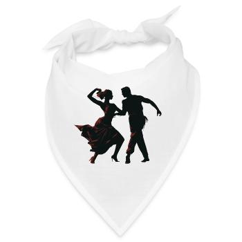 Flamenco Tanz - Bandana - Weiß - Vorne