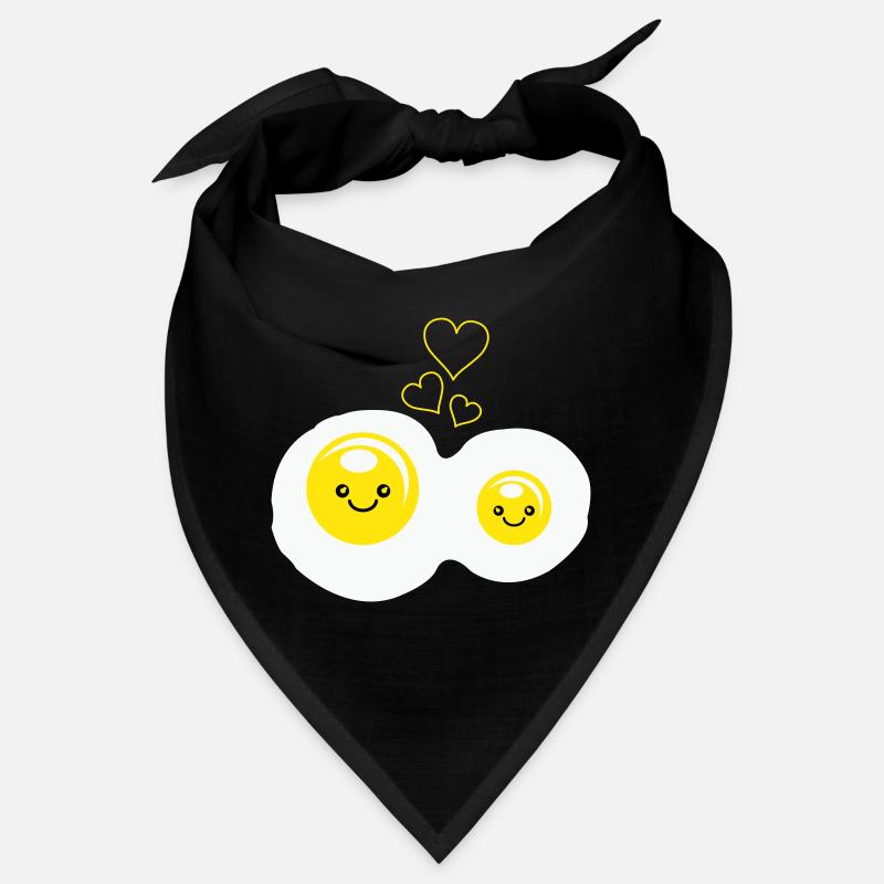 Amour des œufs au plat Bandana