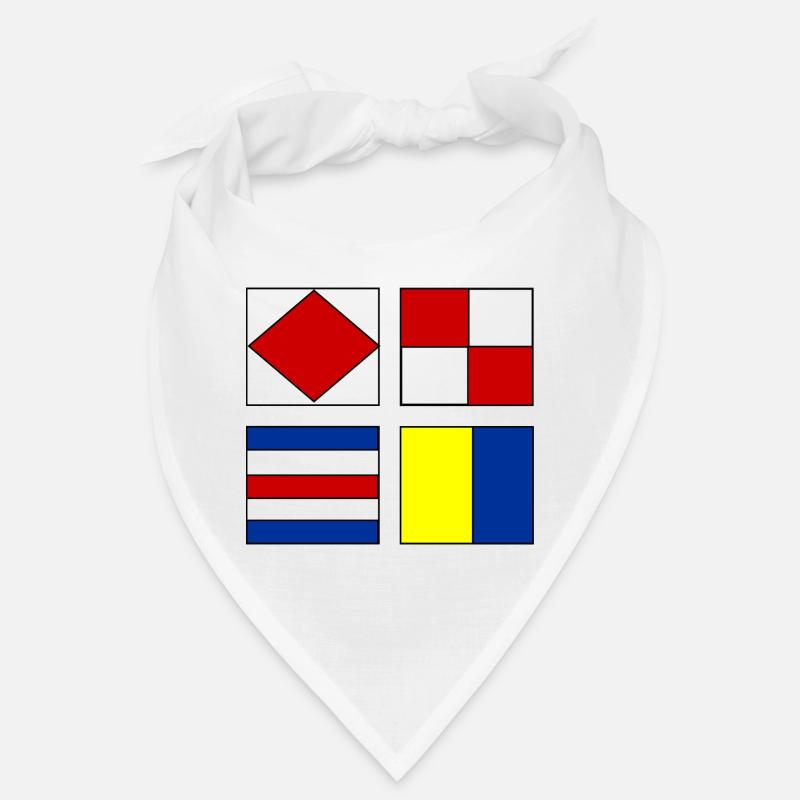 4 nautical flags Bandana