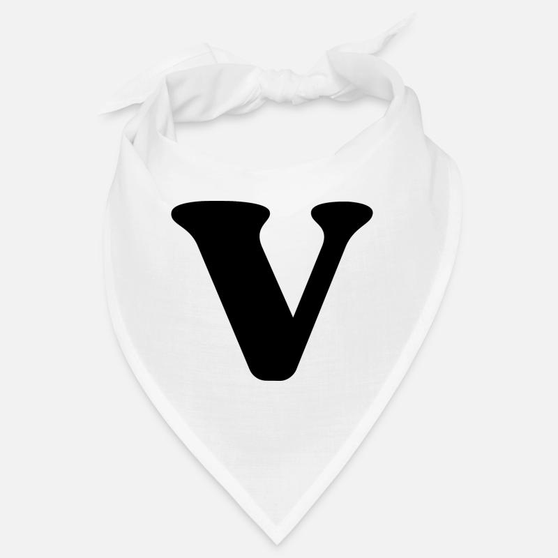 Letter v Bandana
