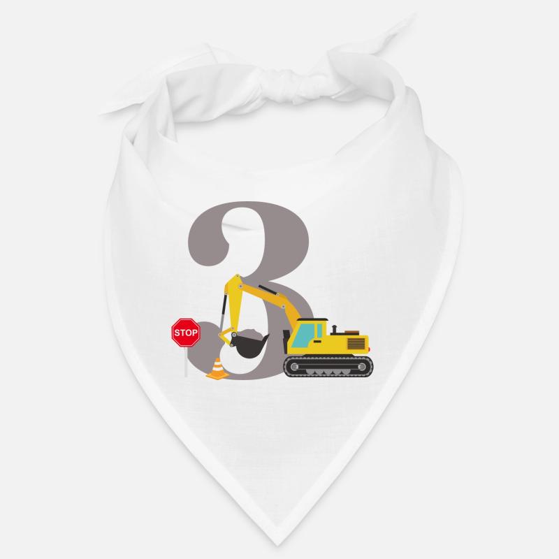 3rd anniversary excavator Bandana