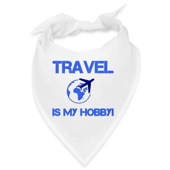 travel hobby - Bandana - Weiß - Vorne