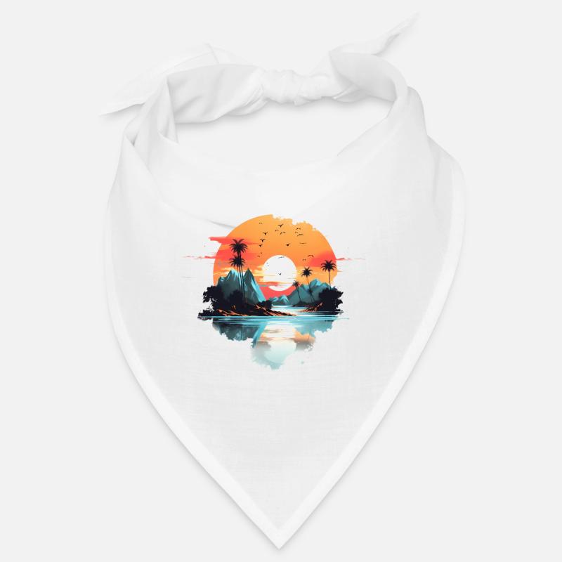Coucher de soleil Bandana