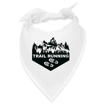 Trail Run Ultra Trail Running Berg Trekking Laufen - Bandana - Weiß - Vorne