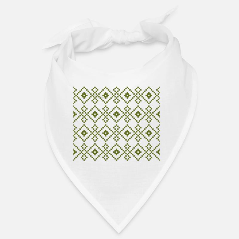 Pull uni de Noël (vert) Bandana