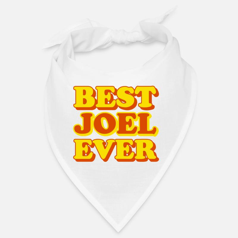 Funny gift with first name Joel Bandana