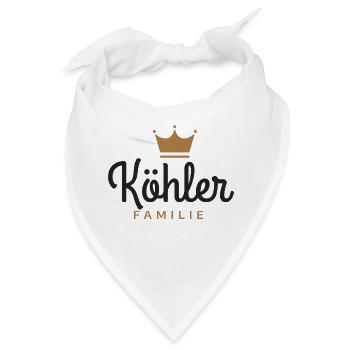 Köhler-Familie - Bandana - Weiß - Vorne