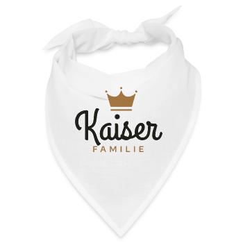 Kaiser-Familie - Bandana - Weiß - Vorne