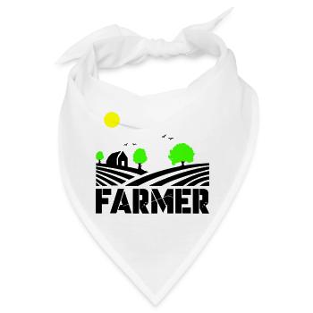 farmer - Bandana - Weiß - Vorne