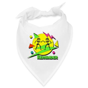 Reminder 80s - Bandana - Weiß - Vorne