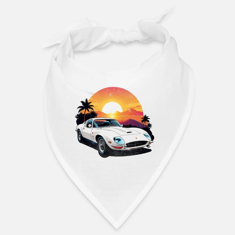 Vintage Car Sunset Bandana