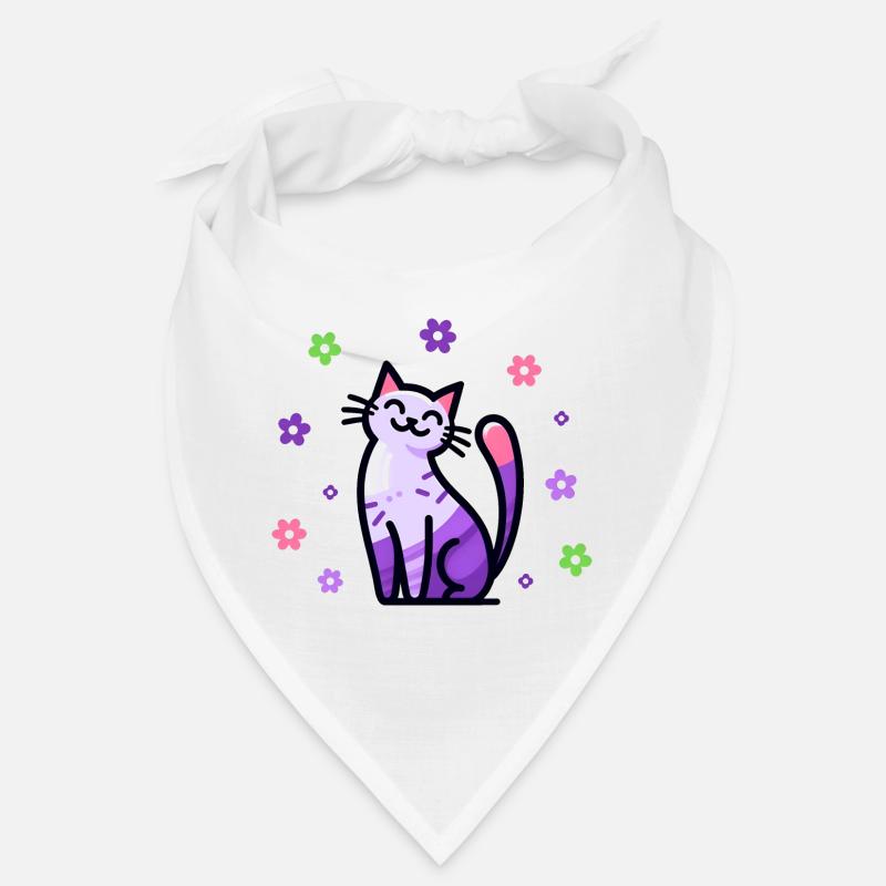Chat heureux Bandana