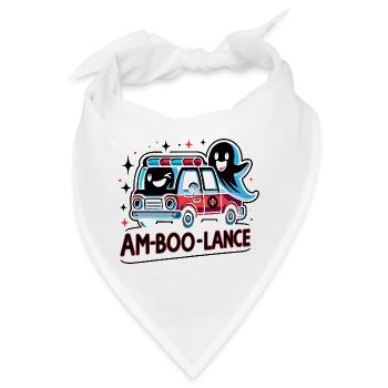Am-Boo-Lance Krankenwagenfahrer Rettungssanitäter EMS Hallo - Bandana - Weiß - Vorne