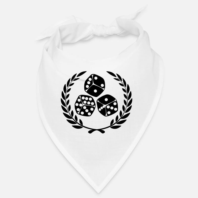 Dice in laurel wreath Bandana