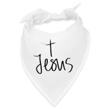 Jesus - Bandana - Weiß - Vorne