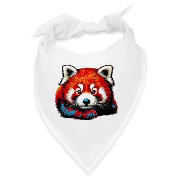 Kleiner Panda - Bandana - Weiß - Vorne