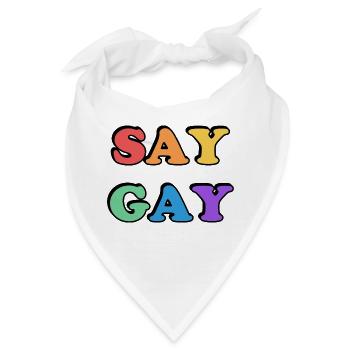SAG GAY - Bandana - Weiß - Vorne