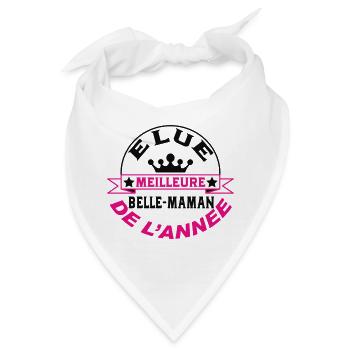 Zur besten BEAUTIFUL MOM des Jahres gewählt - Bandana - Weiß - Vorne