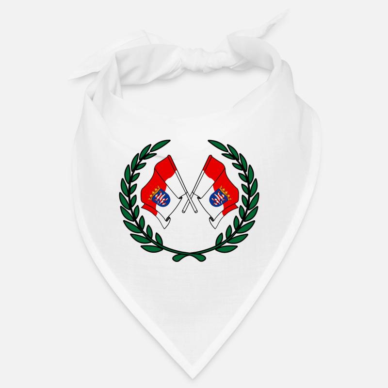 Drapeaux Hesse couronne de laurier Bandana