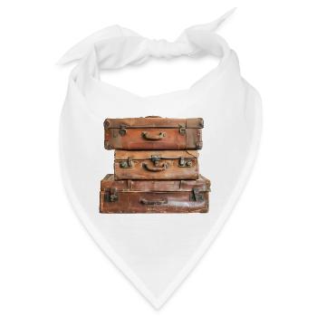 Die Koffer sind gepackt – Das Abenteuer beginnt! - Bandana - Weiß - Vorne
